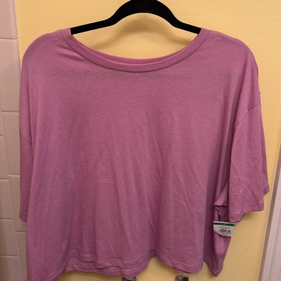 NWT Abound Nordstrom mauve short sleeved tee 2X - Picture 1 of 4